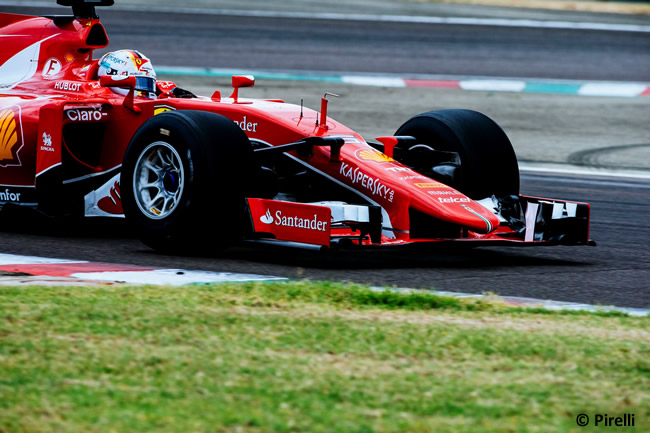 Sebastian Vettel - Ferrari - Test Pirelli - Fiorano 2017